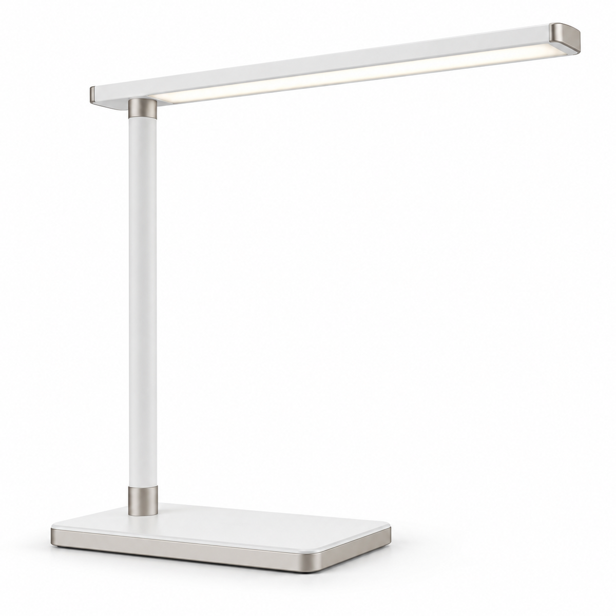 Greendailyes® Minimalist White LED Desk Lamp – Slim Task Light for Office, Home Office, and Reading Spaces