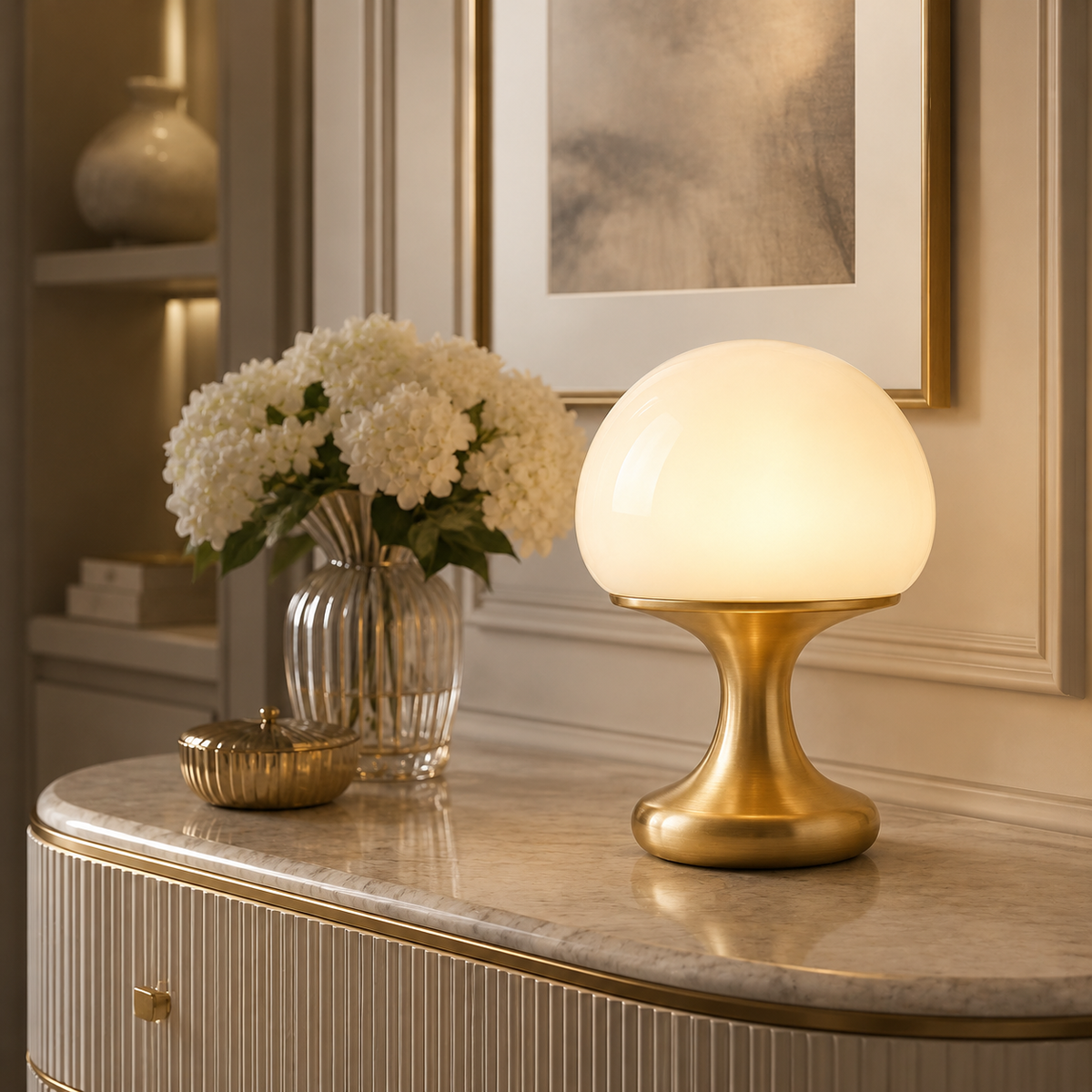 Greendailyes® Rounded Dome Table Lamp – Warm Decorative Ambient Light