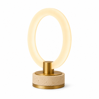 Greendailyes® Oval Ring Decorative Table Lamp – Warm Ambient Light
