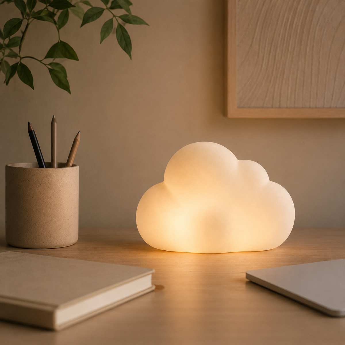 Greendailyes® Cloud-Shaped Decorative Table Lamp – Warm Ambient Light