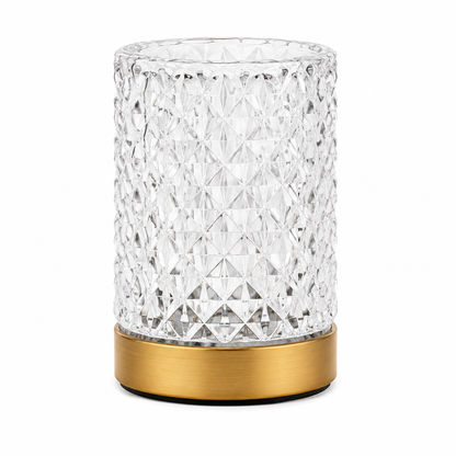 Greendailyes® Faceted Cylinder Night Light – Warm Decorative Table Lamp